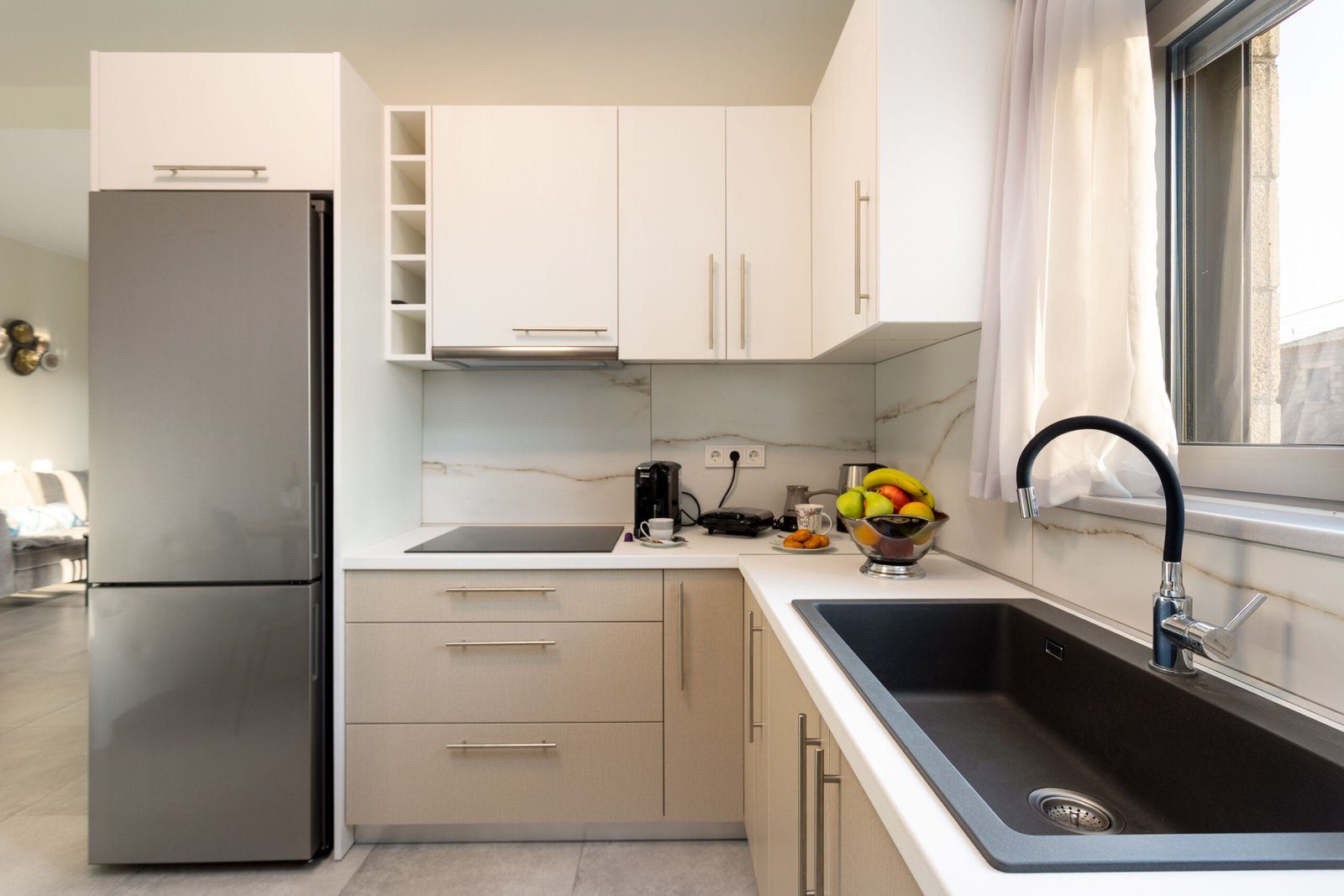 1 - Full fridge Freezer apartments stoupa