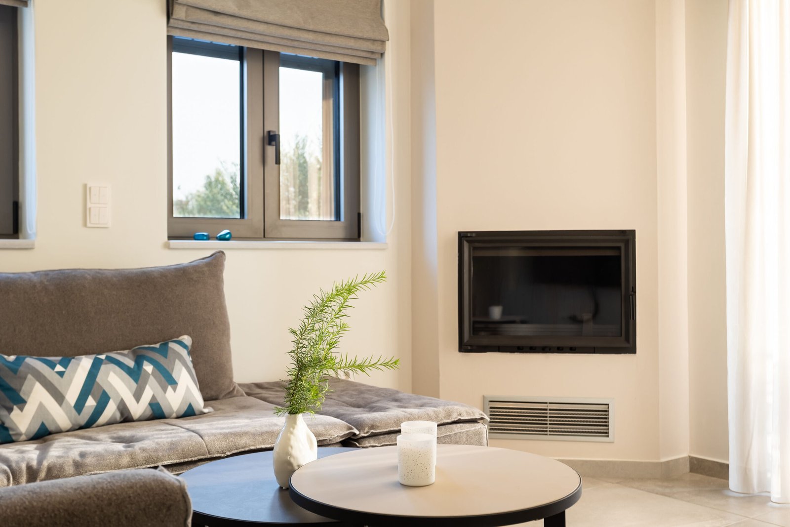 1 - fireplace self catering apartment in Stoupa